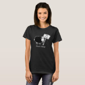 Black Sheep-dames T-shirt (Voorkant volledig)