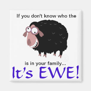 Black Sheep Magnet Magneet