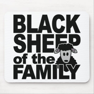 BLACK SHEEP mousepad Muismat