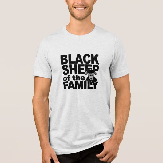 BLACK SHEEP shirt - kies stijl en kleur (Voorkant)