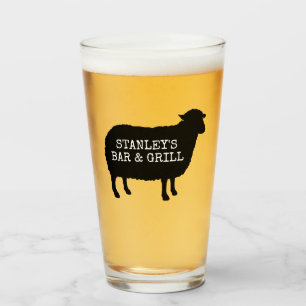 Black Sheep Silhouette Cool Persoonlijk Glas
