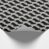 Black Sheep Silhouettes Pattern Cadeaupapier (Hoek)