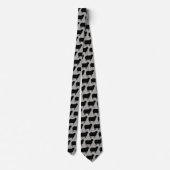 Black Sheep Silhouettes Pattern Stropdas (Achterkant)