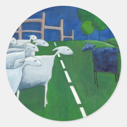 Black Sheep Sticker (Voorkant)