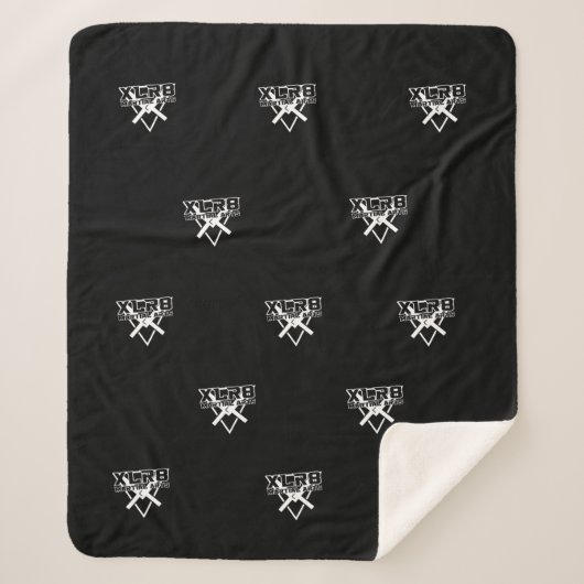 Black Sherpa Deken (Voorkant)