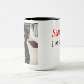 Black Shih Tzu Je Peux Expliquer Noël Mug (Centre)