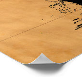 Black Ship Silhouette Poster (Hoek)