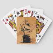 Black Ship Silhouette Speelkaarten (Achterkant)