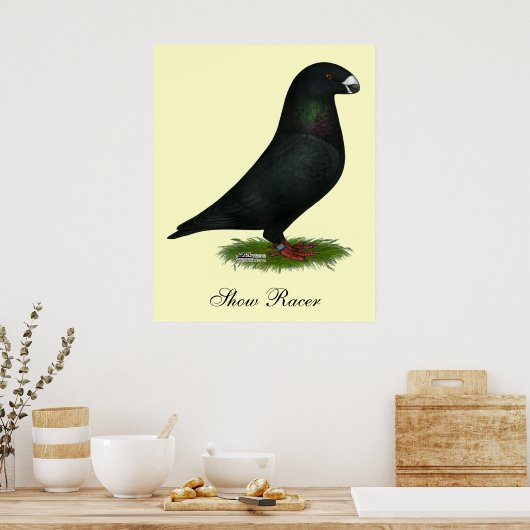 Black Show Racer Poster (Keuken)
