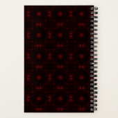 Black Signature Pattern  Notitieboek (Achterkant)