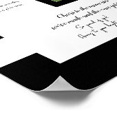 Black Signatures Memories Autograph Afstuderen Poster (Hoek)