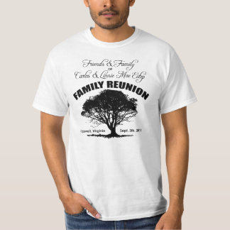 Black Silhouette Estep Family Reunion T-shirt