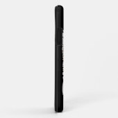 Black Silhouette Red Riding Hood Wolf Bossen Case-Mate iPhone Case (Achterkant/rechts)