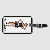 Black Silver Dancer #2 Bagagelabel (Voorkant (horizontaal))