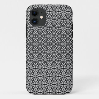 Black Silver Geometry Pattern iPhone 5 Hoesje