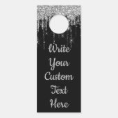 Black Silver Jubileum Party Verjaardag bruiloft (Voorkant)