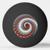 BLACK ~ Silver Shell ~ Fractal Design ~ Pingpongballen (Achterkant)