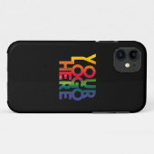 Black Simple Business Logo Case-Mate iPhone Case (Achterkant (horizontaal))