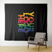 Black Simple Business Logo Wandkleed (In Situ (horizontaal))