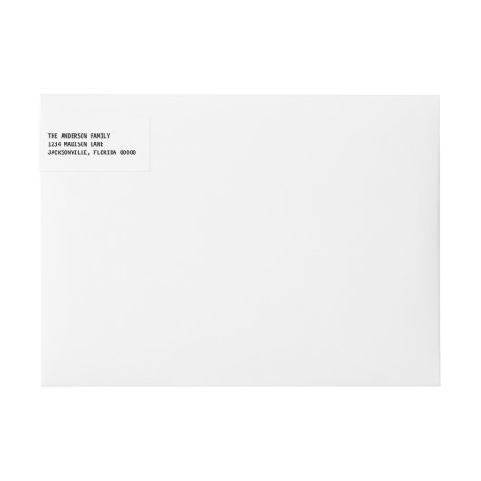 Black Simple Script is Joyful Holiday Labels (Voorkant)