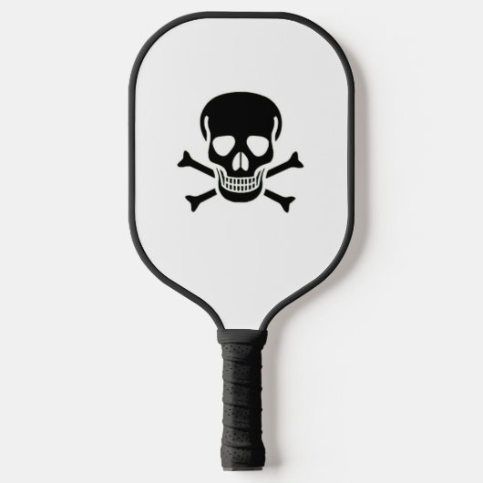 Black Skull pickleball paddle (Voorkant)