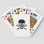 Black Skull Poker speelkaarten (Achterkant)