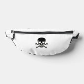 Black Skull white fanny pack (Poser)