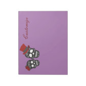 Black skulls Duo Thunder_Cove Notitieblok (Gedraaid)