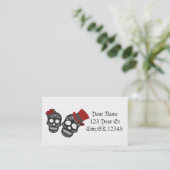 Black skulls Duo Thunder_Cove Visitekaartje (Staand voorkant)
