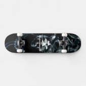 Black Smoke background Business Logo Skateboard (Horizontaal)