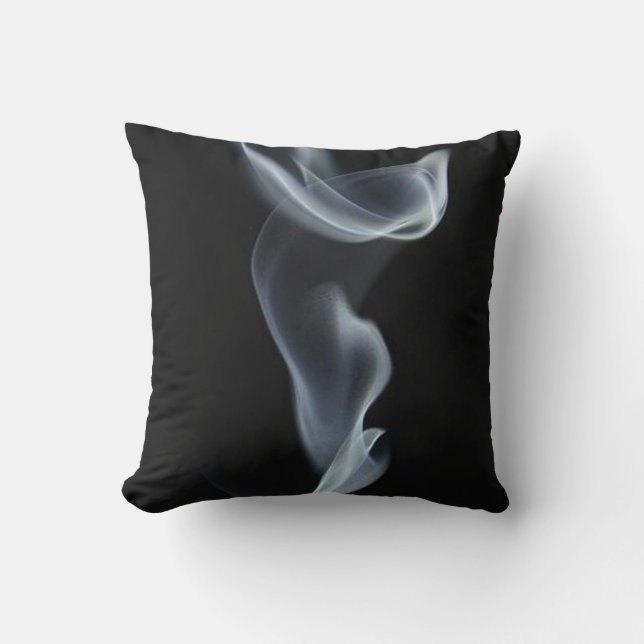 Black Smoke Kussen (Voorkant)