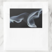 Black Smoke Rechthoekige Sticker (Tas)