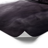 Black Smoke Vape Life Premium-Posters Poster (Hoek)