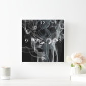 Black Smoke Vape Vierkante Klok (Huis)
