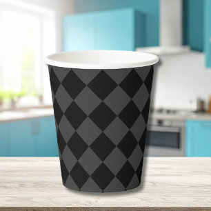 Black & Smoky Black Diamonds – Elegant & Tijdloos Papieren Bekers