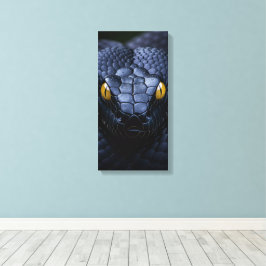 Black Snake Canvas Afdruk