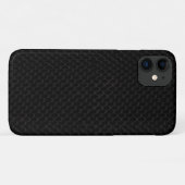 Black Snakeskin-patroon Case-Mate iPhone Case (Achterkant (horizontaal))