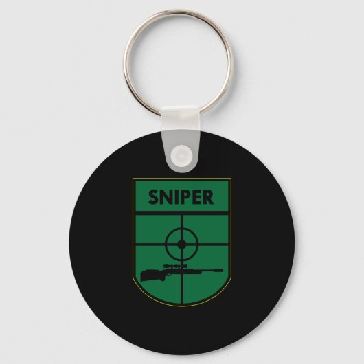 Black Sniper Patch Sleutelhanger (Voorkant)
