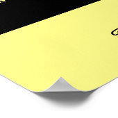 Black Snorhaar, Heren Kappers Prijslijst Poster (Hoek)