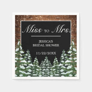 Black Snowy Wood & Forest Vrijgezellenfeest Mw. to Servet