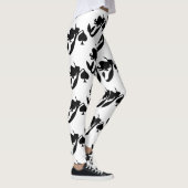 Black Spade Mermaid Silhouette Thunder_Cove Leggings (Rechts)