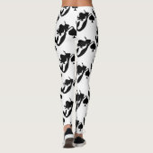 Black Spade Mermaid Silhouette Thunder_Cove Leggings (Achterkant)
