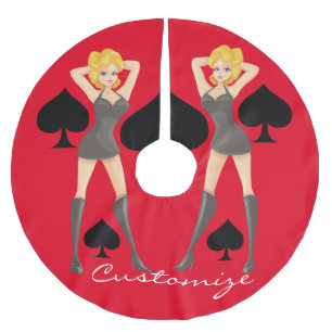 Black Spades Blonde Koningin Thunder_Cove Kerstboom Rok