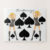 Black Spades Blonde Queen Thunder_Cove Legpuzzel (Horizontaal)