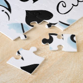 Black Spades Tattoo Style Thunder_Cove Legpuzzel (Zijkant)