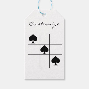 Black Spades Tic Tac Toe Thunder_Cove Cadeaulabel