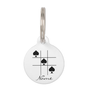 Black Spades Tic Tac Toe Thunder_Cove Huisdierpenning
