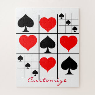 Black Spades Tic Tac Toe Thunder_Cove Legpuzzel