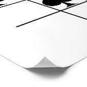 Black Spades Tic Tac Toe Thunder_Cove Poster (Hoek)