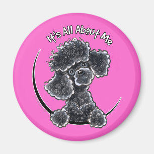 Black Speelgoed Poodle IAAM Magneet